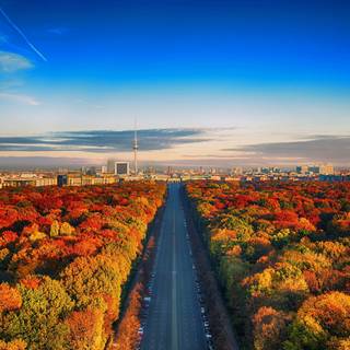 Autumn cities wallpaper