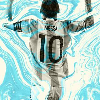 Messi graffiti wallpaper