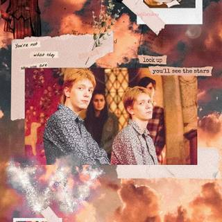 Fred and George Weasley cute wallpaper