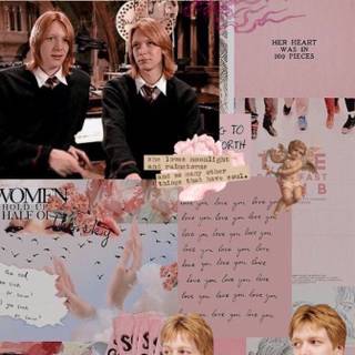 Fred and George Weasley cute wallpaper