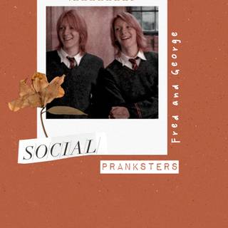 Fred and George Weasley cute wallpaper