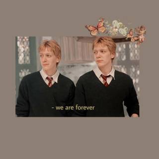 Fred and George Weasley cute wallpaper