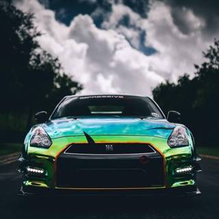 Green GTR wallpaper
