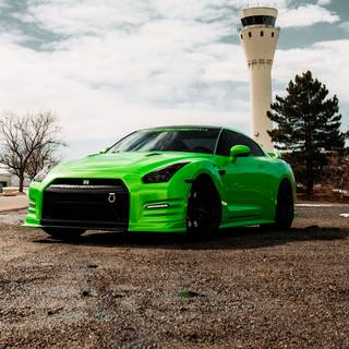 Green GTR wallpaper