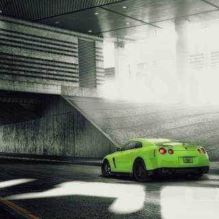 Green GTR wallpaper