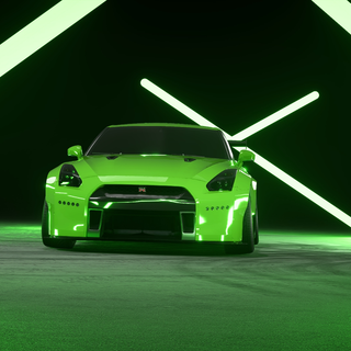 Green GTR wallpaper