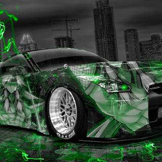 Green GTR wallpaper