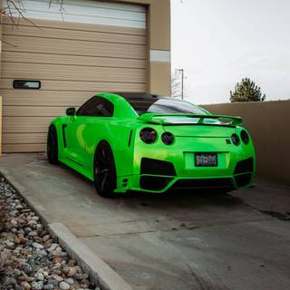 Green GTR wallpaper
