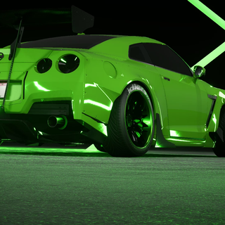 Green GTR wallpaper