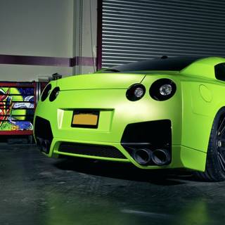 Green GTR wallpaper