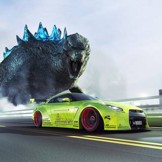 Green GTR wallpaper