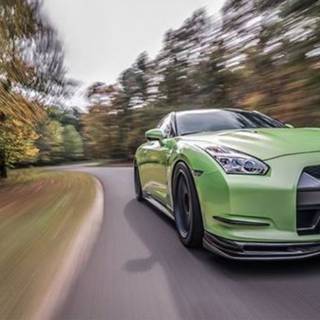 Green GTR wallpaper