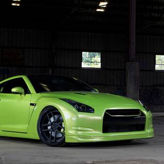 Green GTR wallpaper