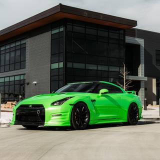 Green GTR wallpaper