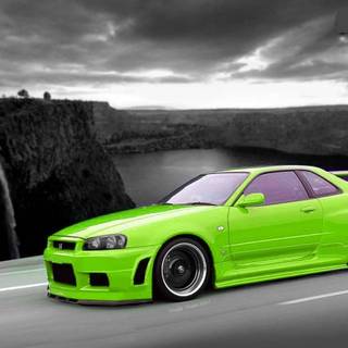 Green GTR wallpaper