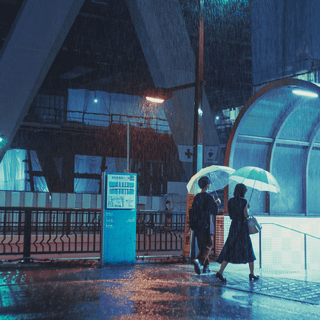 Japanese rain wallpaper