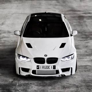 Car white wallpaper