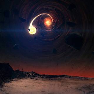Black Hole mobile wallpaper