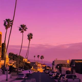 Lofi beach wallpaper