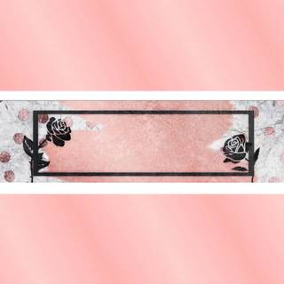 Pink banner wallpaper