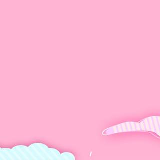 Pink banner wallpaper