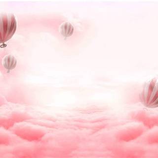 Pink banner wallpaper