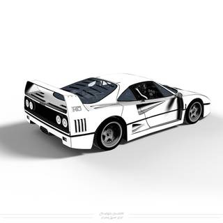 Car white wallpaper