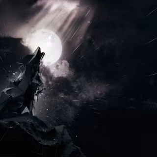 Robot wolf wallpaper