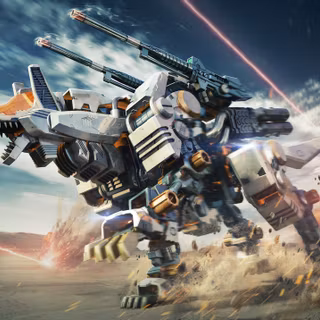 Robot wolf wallpaper