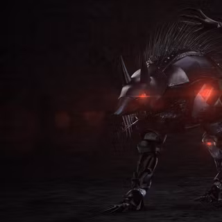 Robot wolf wallpaper