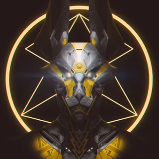 Robot wolf wallpaper