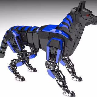 Robot wolf wallpaper