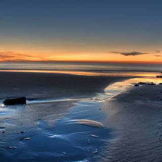 Twilight Beach wallpaper