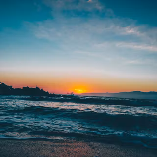 Twilight Beach wallpaper