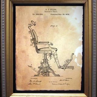 Dentist vintage wallpaper