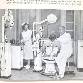 Dentist vintage wallpaper