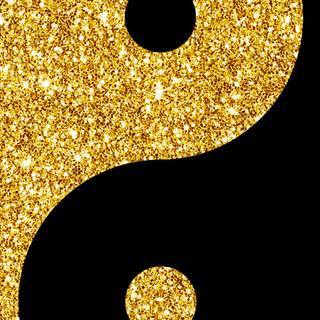 White and gold phone wallpaper