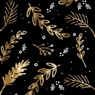 White and gold phone wallpaper