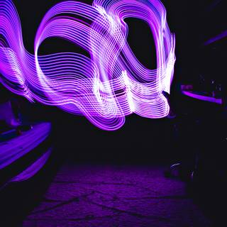 Purple and blue 4k wallpaper