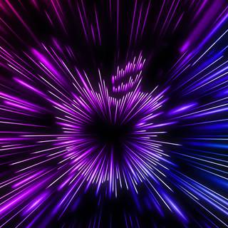 Purple and blue 4k wallpaper