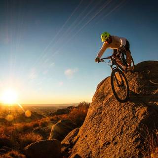 Mountain bike 4k wallpaper