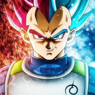 Vegeta blue 4k wallpaper