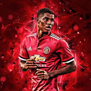 Marcus Rashford 4k wallpaper