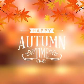 Happy autumn season wallpaper