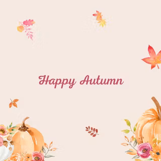 Happy autumn season wallpaper