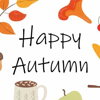 Happy autumn season wallpaper