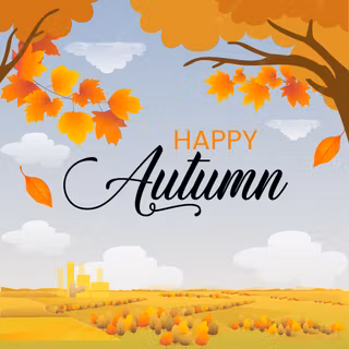 Happy autumn season wallpaper