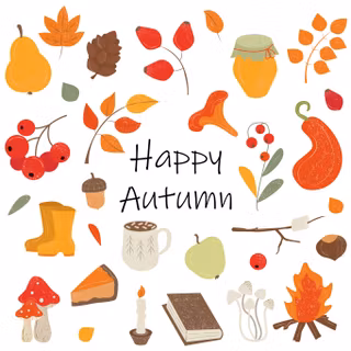 Happy autumn season wallpaper