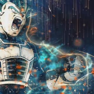 Vegeta blue 4k wallpaper