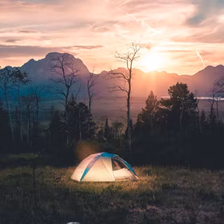 Camping 4k wallpaper